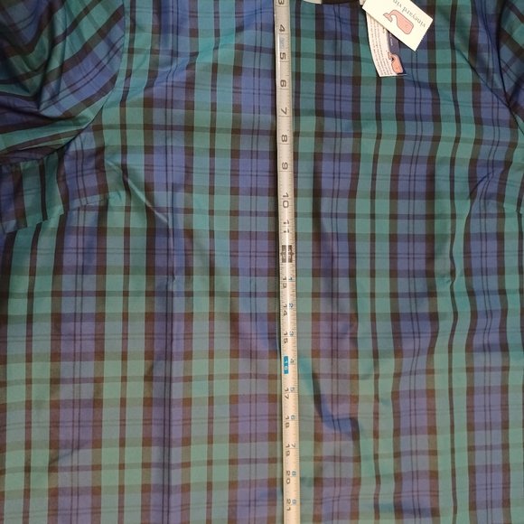 ********* PRICE DROP    Vineyard Vines Blackwatch Flutter Sleeve Top - Picture 14 of 14